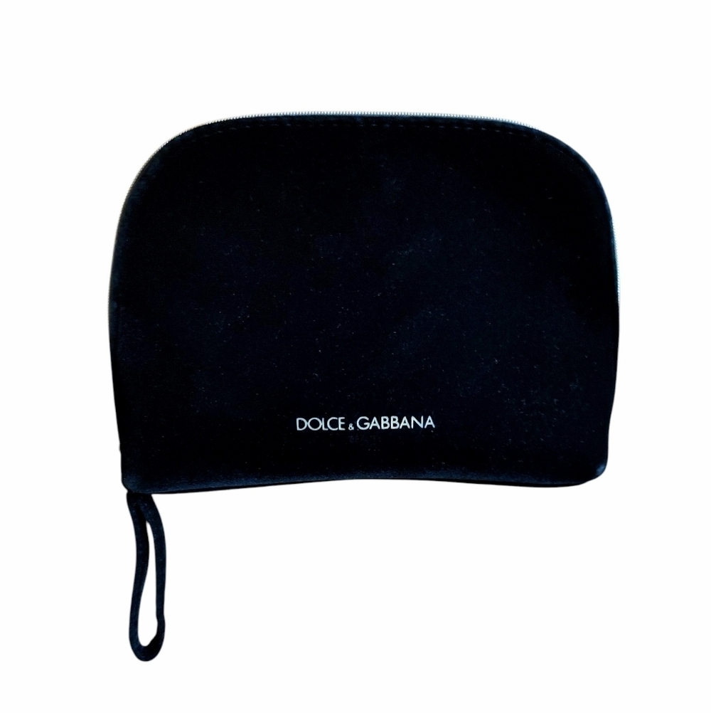 Dolce & Gabbana Black Velvet Cosmetic Pouch
